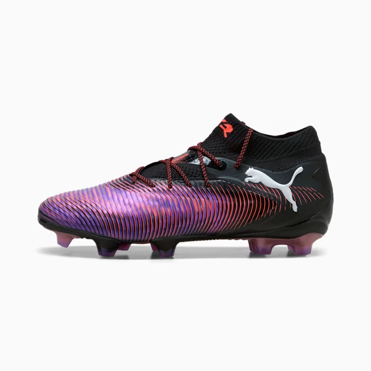 Chuteira Puma Future 8 Ultimate Campo - Preto/Branco/Vermelho