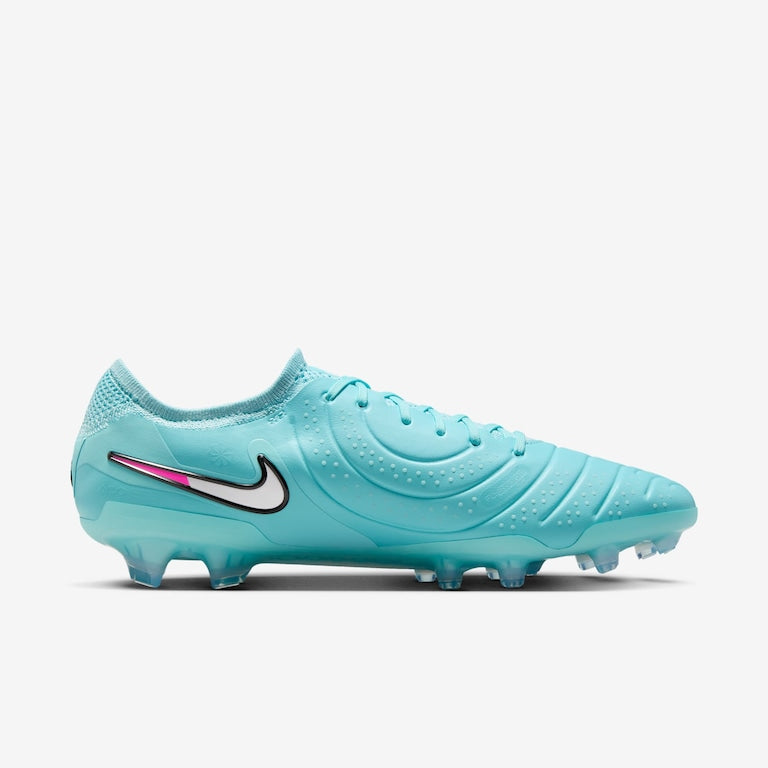 Chuteira Nike Tiempo 10 Elite Campo - Azul - Branco