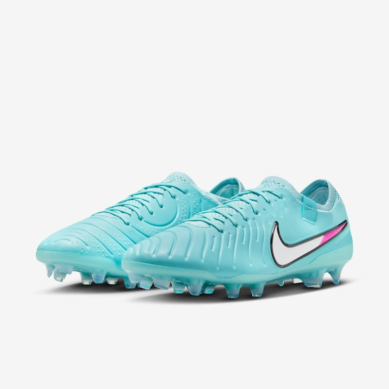Chuteira Nike Tiempo 10 Elite Campo - Azul - Branco