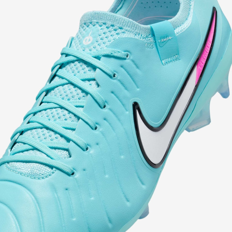 Chuteira Nike Tiempo 10 Elite Campo - Azul - Branco