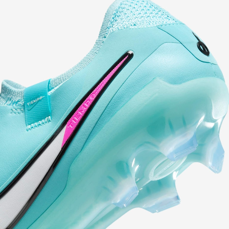 Chuteira Nike Tiempo 10 Elite Campo - Azul - Branco