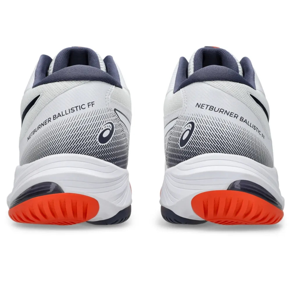 Tênis ASICS Netburner Ballistic FF MT 3 - Masculino - Branco/Azul