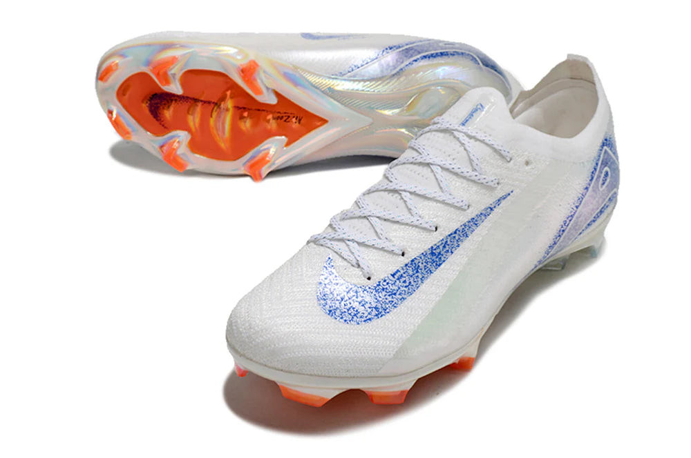 Chuteira Nike Zoom Mercurial Vapor 16 Pro Campo - Branco/Azul