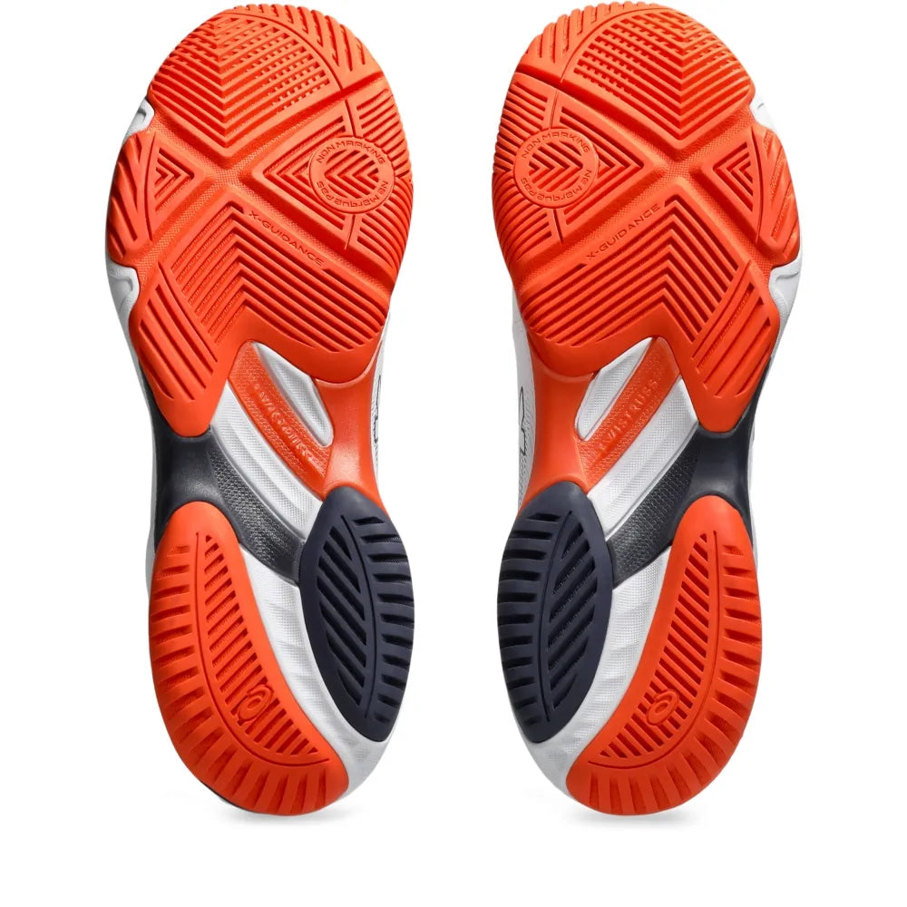 Tênis ASICS Netburner Ballistic FF MT 3 - Masculino - Branco/Azul