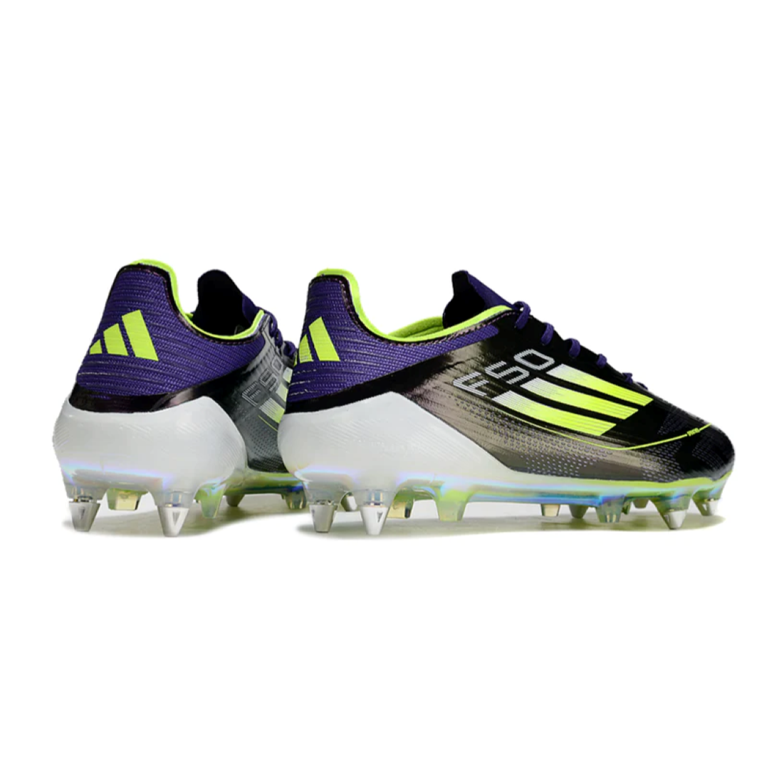 Chuteira Adidas F50 Elite Campo - Preto/Azul