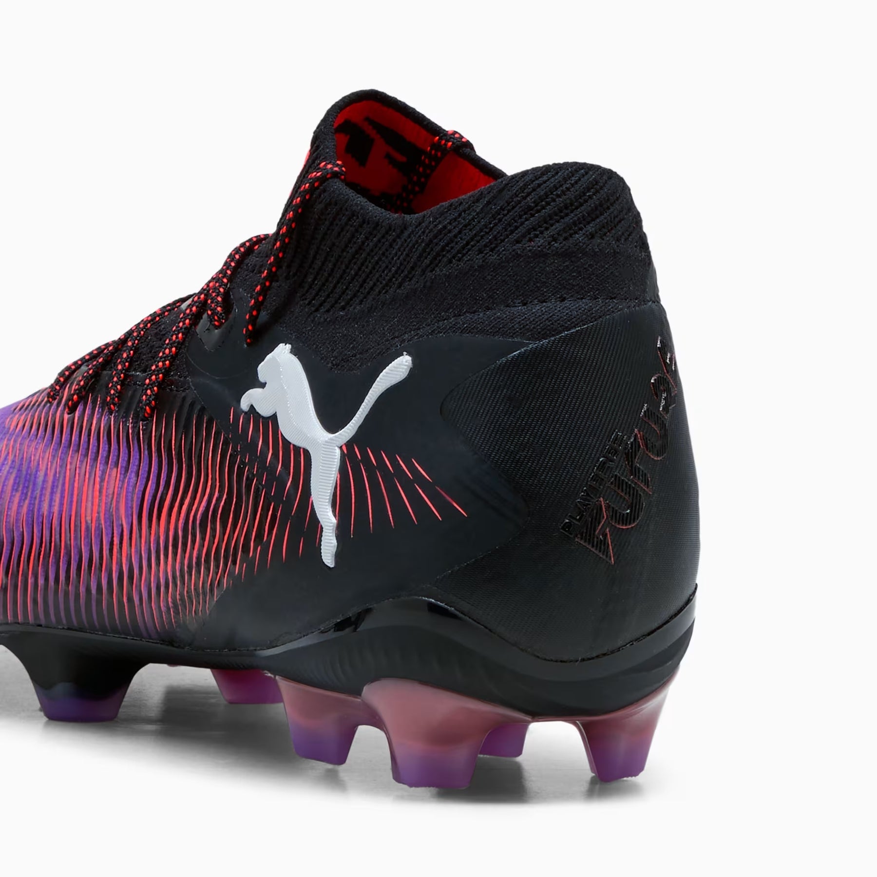 Chuteira Puma Future 8 Ultimate Campo - Preto/Branco/Vermelho