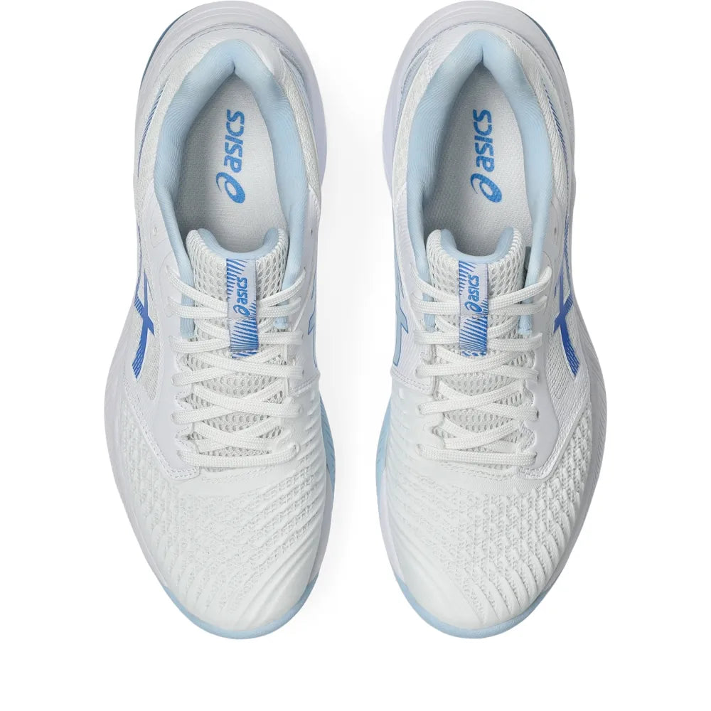 Tênis ASICS Netburner Ballistic FF 3 Vôlei Feminino - Branco/Azul
