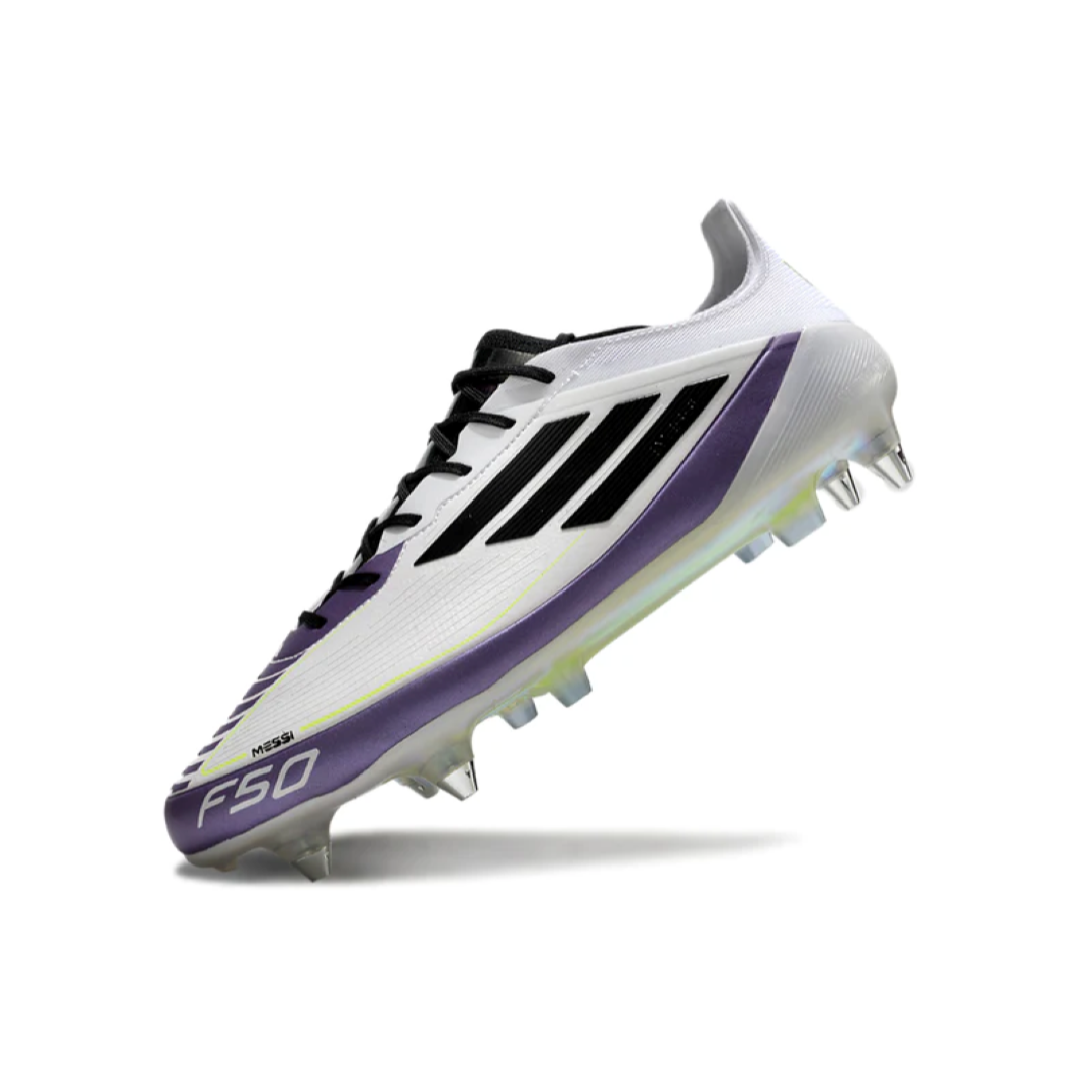 Chuteira Adidas F50 Campo - Cinza/Azul