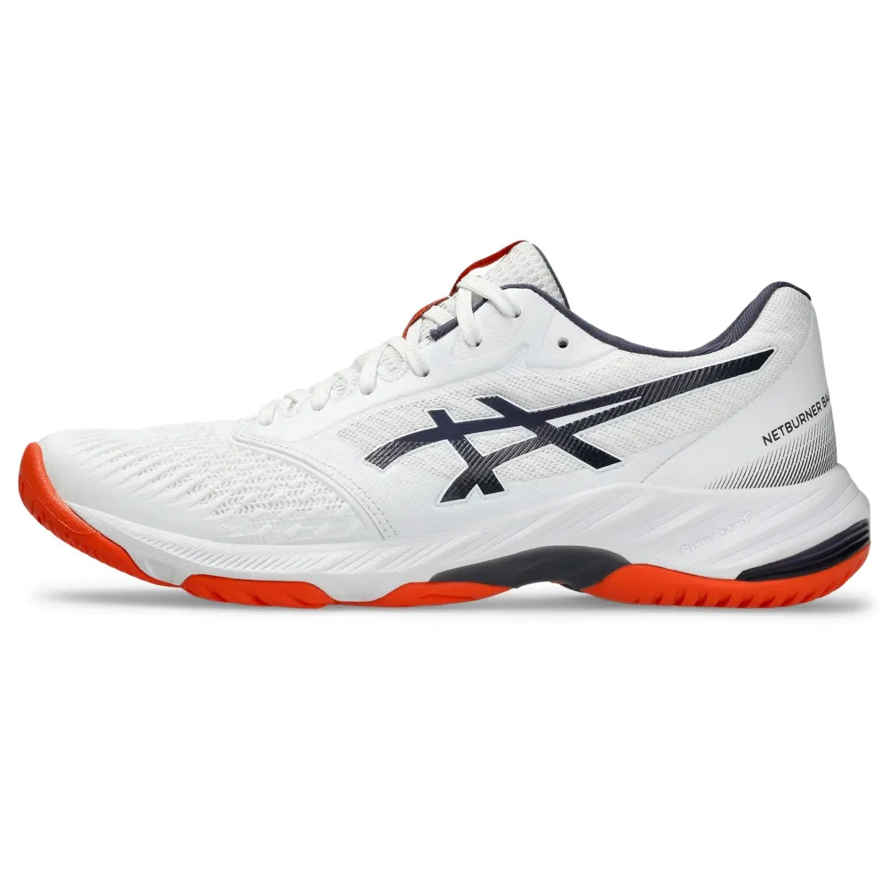 Tênis ASICS Netburner Ballistic FF 3 Masculino Vôlei - Branco/Azul