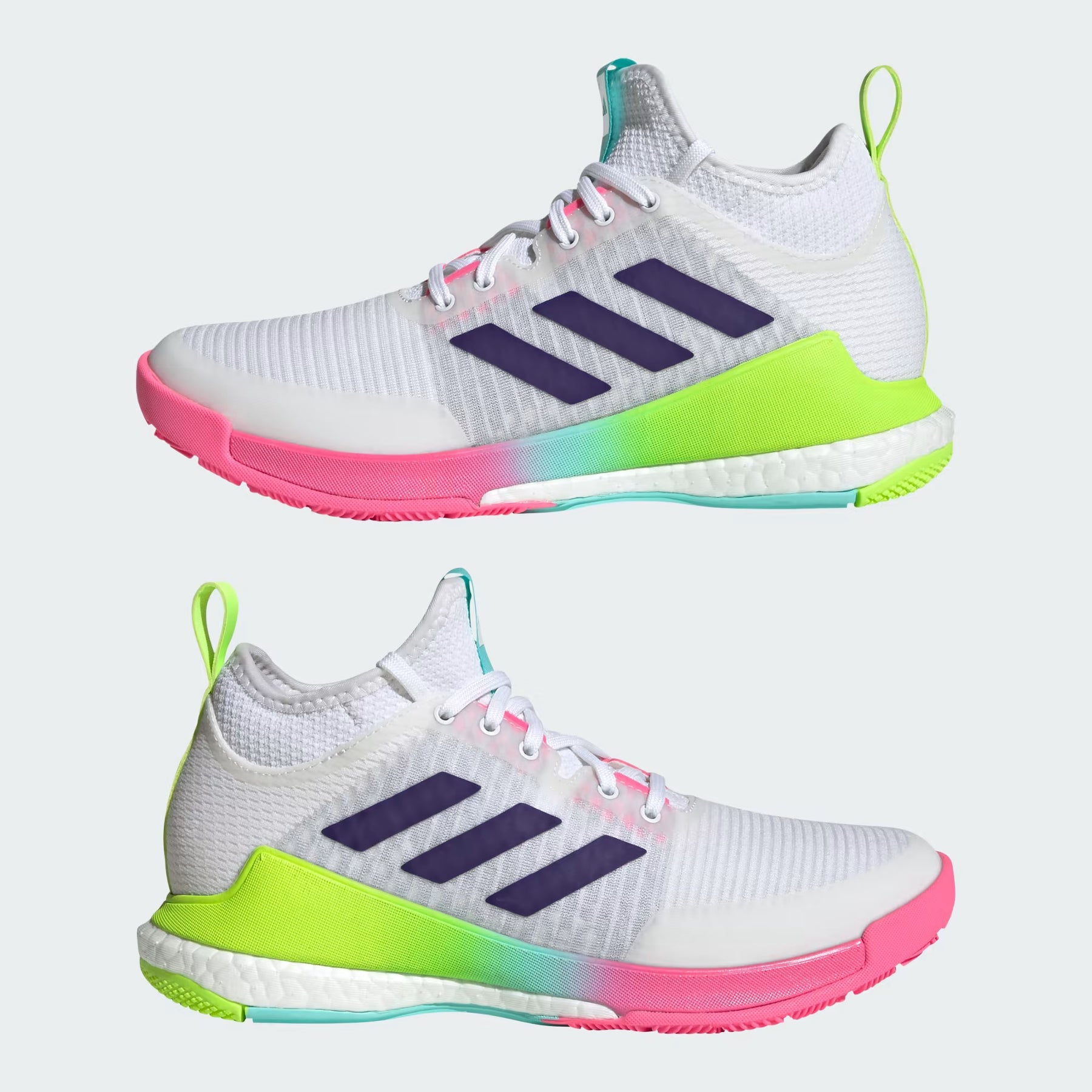 Tênis Adidas Crazyflight Mid Vôlei Feminino - Branco