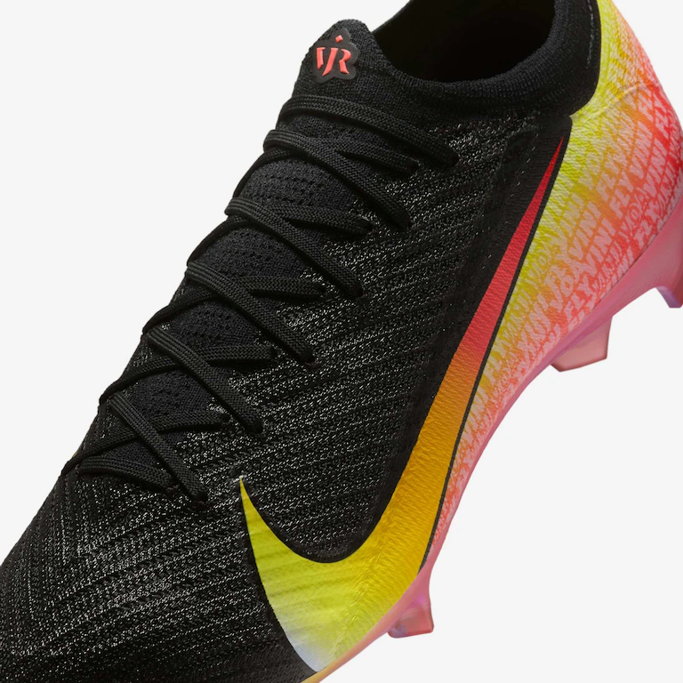 Chuteira Nike Air Zoom Mercurial Vapor 16 Elite Vini Jr Campo - Preto