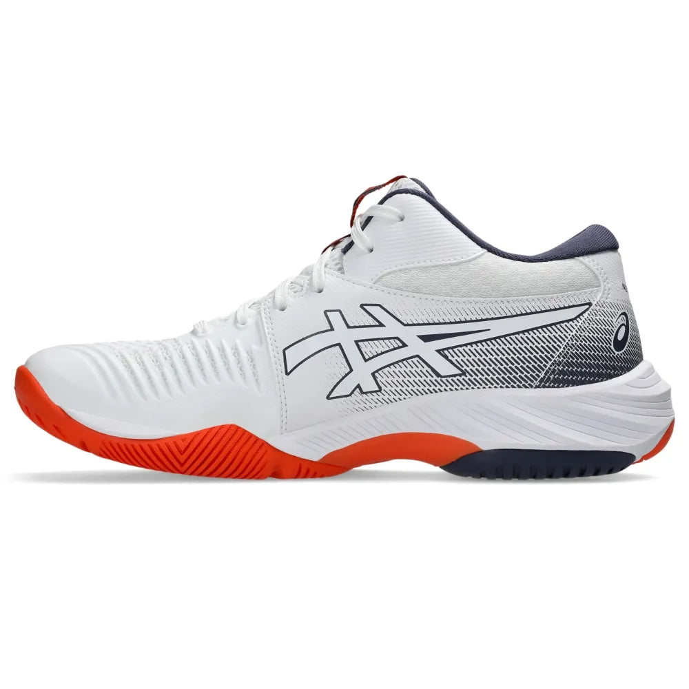 Tênis ASICS Netburner Ballistic FF MT 3 - Masculino - Branco/Azul