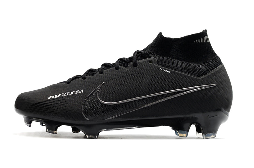 Chuteira Nike Air Zoom Mercurial Superfly IX Elite Campo - Blackout