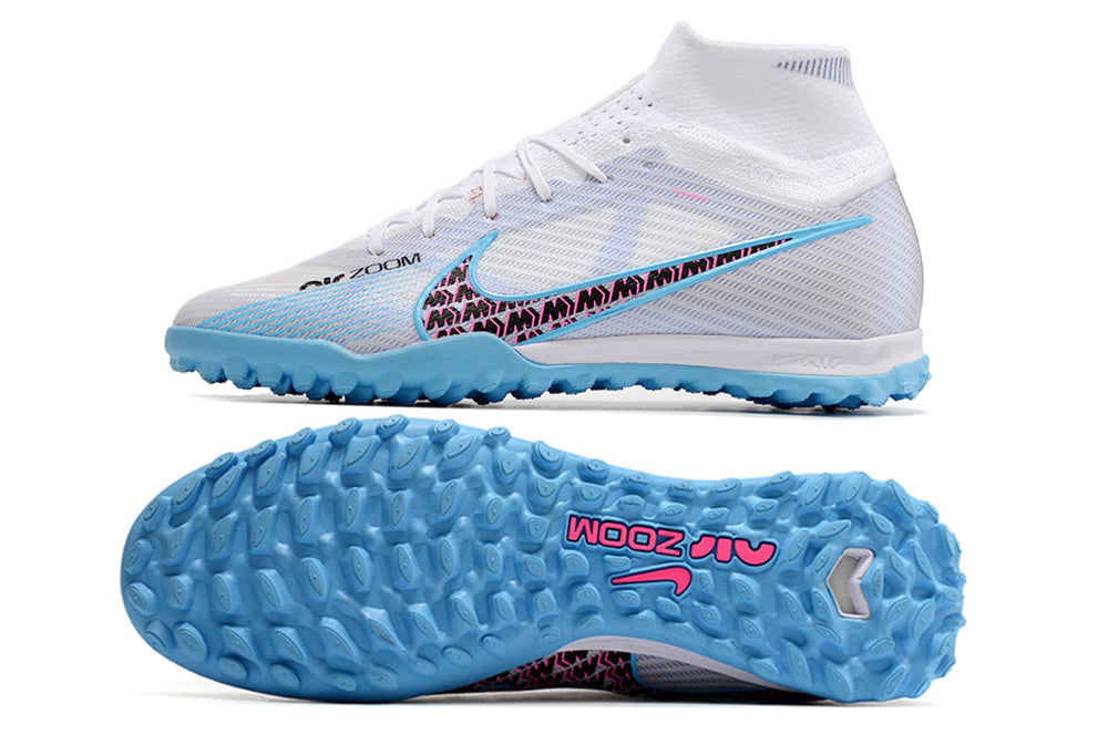 Chuteira Nike Air Zoom Mercurial Superfly IX Elite Society - Branco