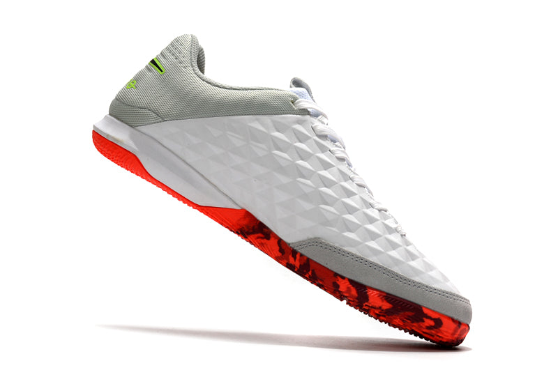 Chuteira Nike Legend VIII Academy Futsal - Branco/Cinza