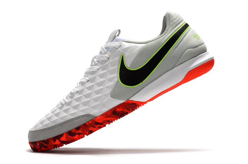 Chuteira Nike Legend VIII Academy Futsal - Branco/Cinza