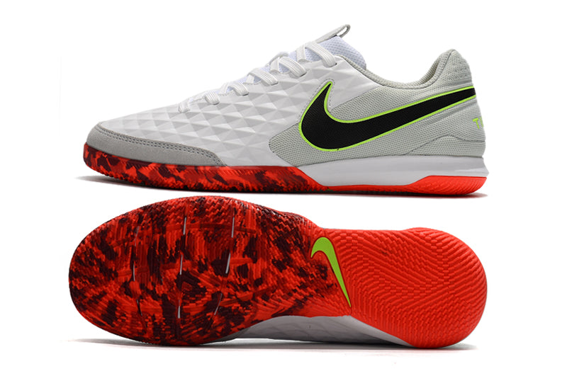 Chuteira Nike Legend VIII Academy Futsal - Branco/Cinza