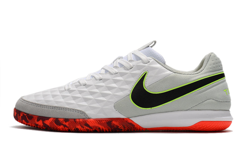 Chuteira Nike Legend VIII Academy Futsal - Branco/Cinza