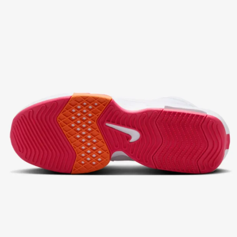 Tênis Nike Lebron Witness VIII - Branco - Laranja
