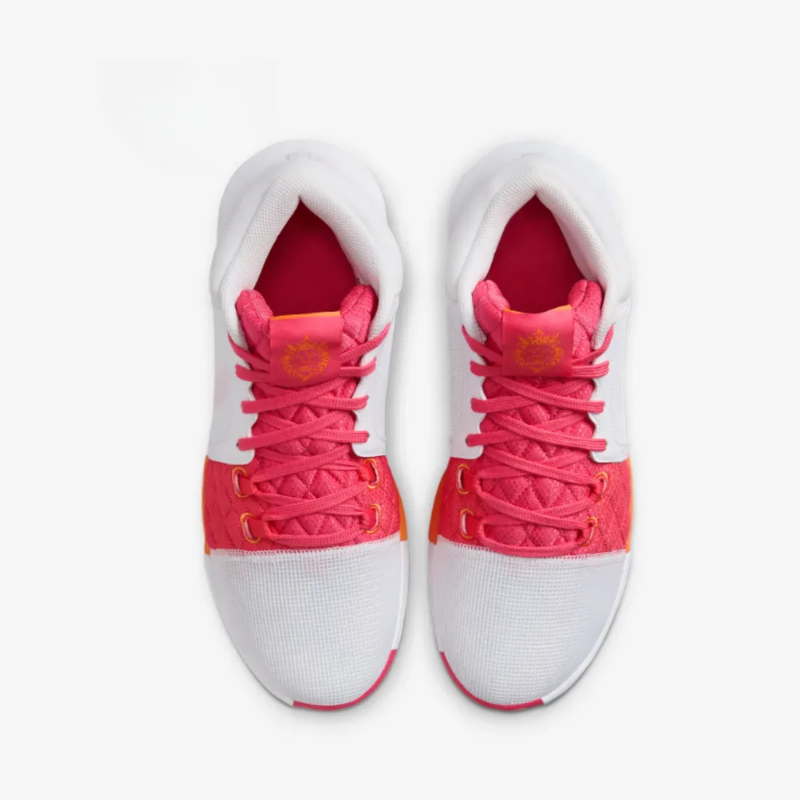 Tênis Nike Lebron Witness VIII - Branco - Laranja