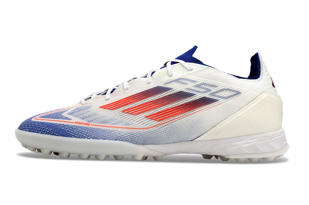 Chuteira Adidas F50 Elite Society - Branco/Azul