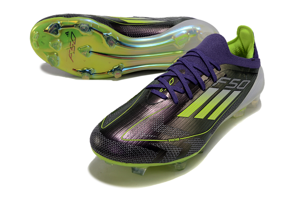 Chuteira Adidas F50 Campo - Roxo - Verde