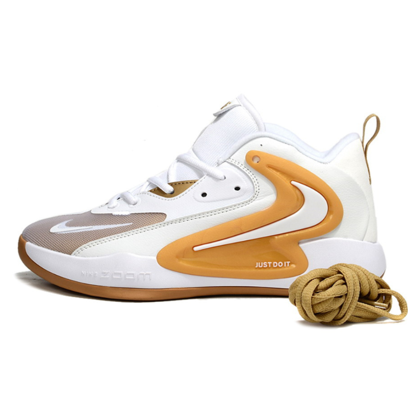 Tênis Nike HyperSet 2 Vôlei - Branco - Dourado