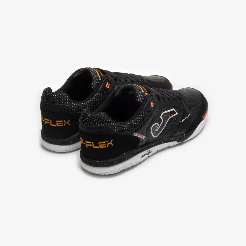 Chuteira Joma Top Flex Futsal - Preto/Laranja