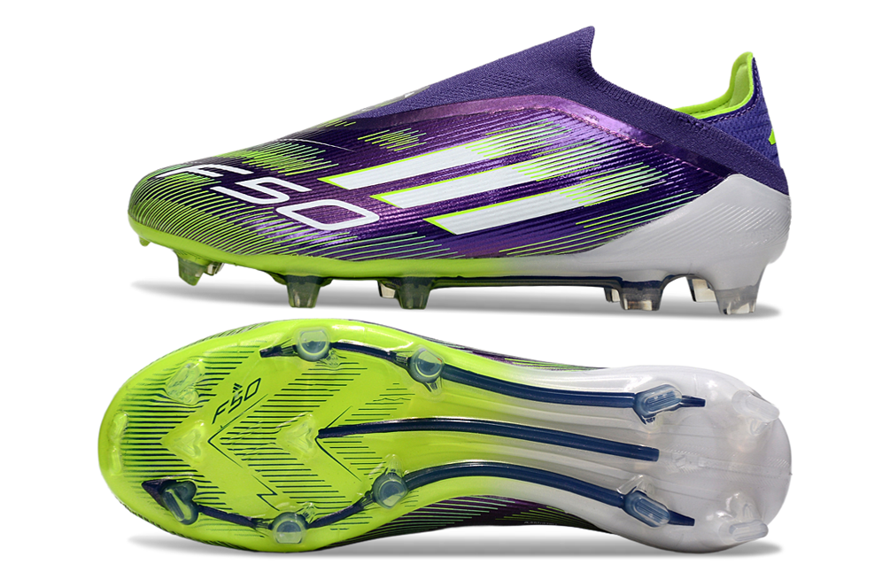 Chuteira Adidas F50 Campo - Roxo - Verde