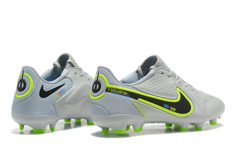Chuteira Nike Tiempo Legend 9 Elite Campo - Cinza