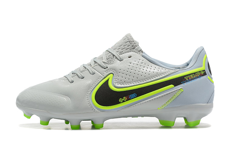 Chuteira Nike Tiempo Legend 9 Elite Campo - Cinza