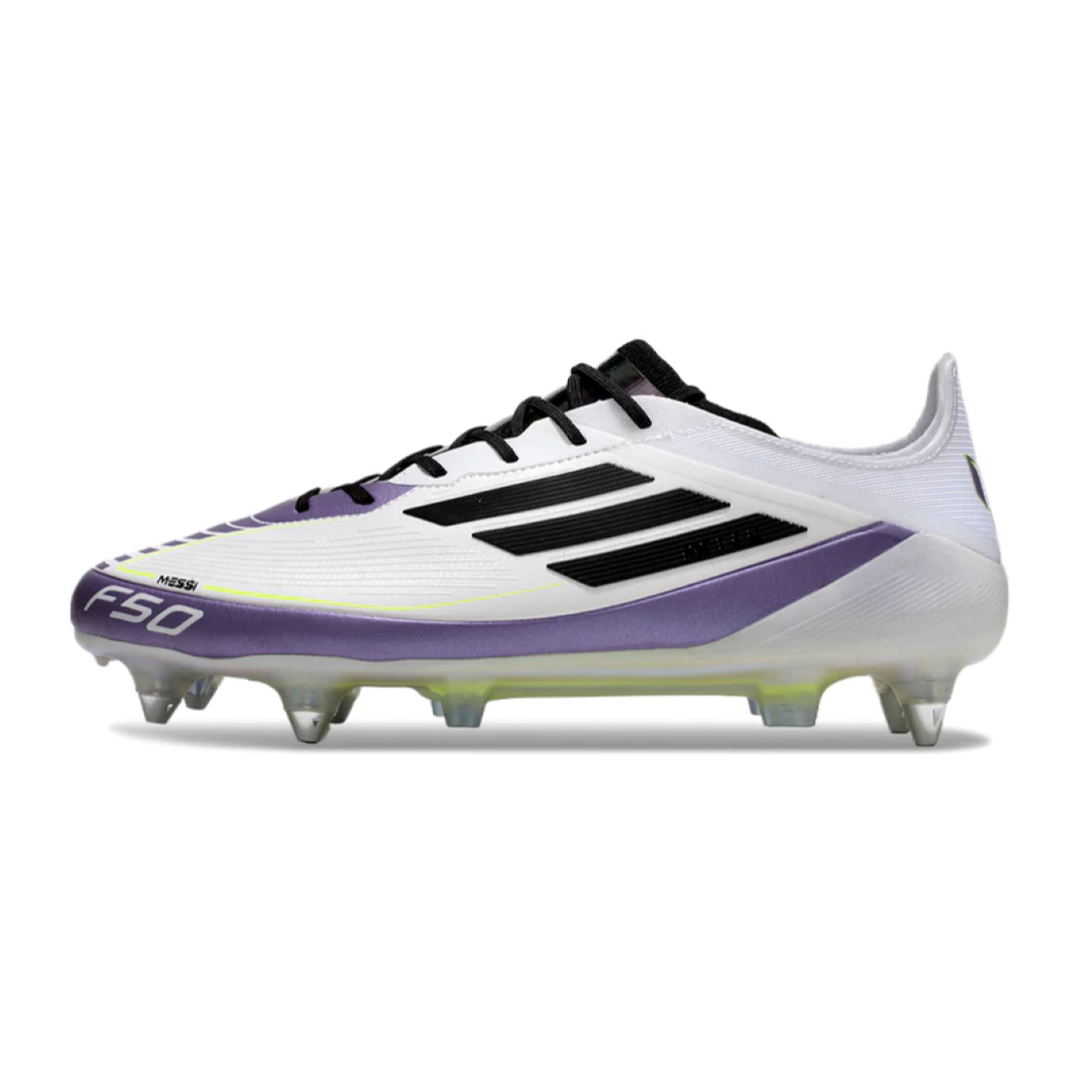 Chuteira Adidas F50 Campo - Cinza/Azul