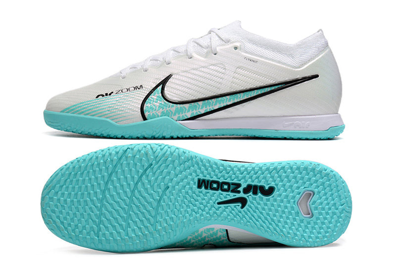 Chuteira Nike Mercurial Vapor 15 Academy Futsal - Branco/Verde