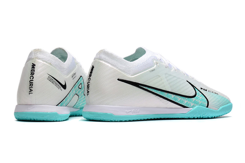 Chuteira Nike Mercurial Vapor 15 Academy Futsal - Branco/Verde