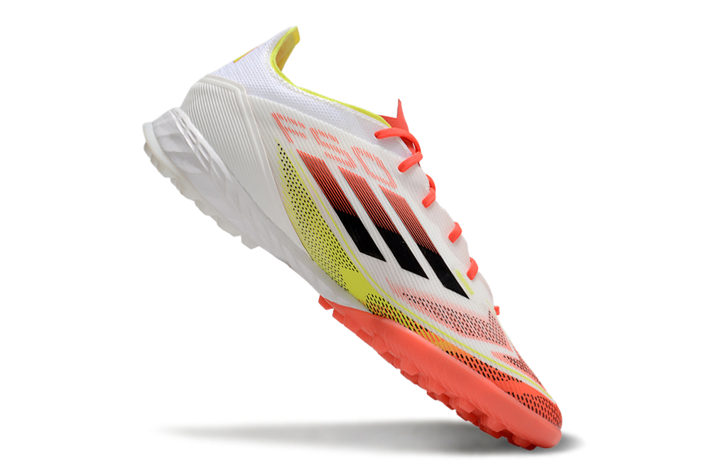 Chuteira Adidas F50 League Society - Branca - Laranja