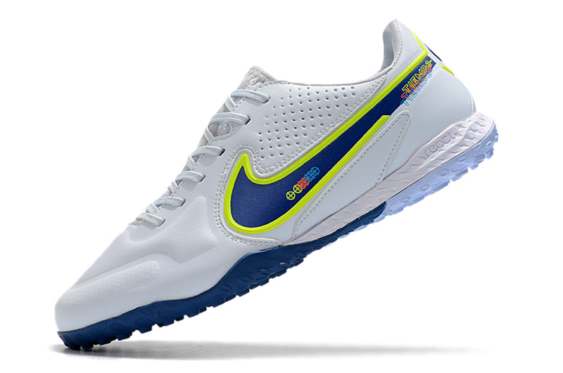 Nike React Tiempo Legend 9 Pro TF Society - Branco/Azul