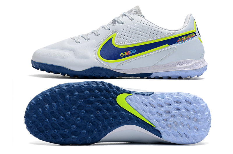 Nike React Tiempo Legend 9 Pro TF Society - Branco/Azul