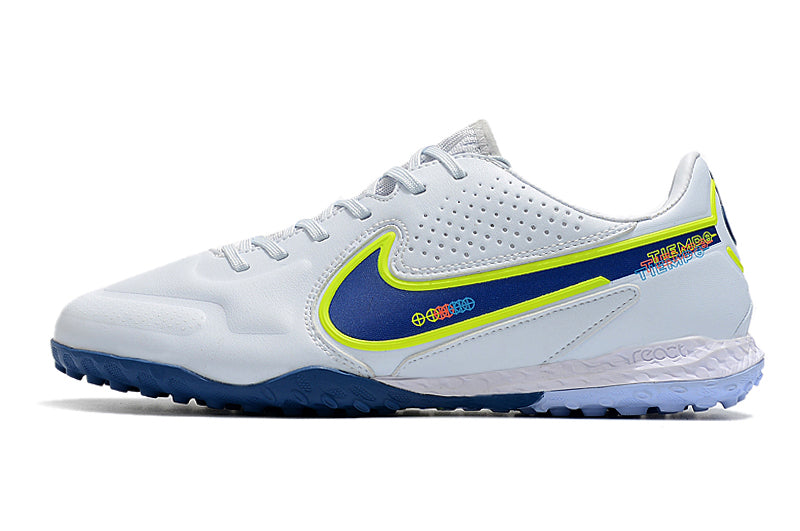 Nike React Tiempo Legend 9 Pro TF Society - Branco/Azul