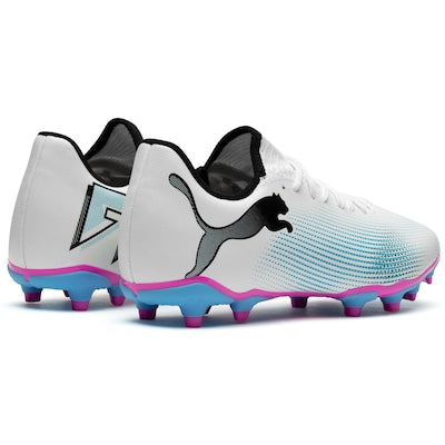 Chuteira de Campo Puma Future Play 7 - Branco