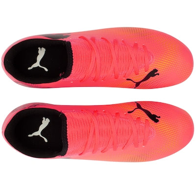 Chuteira de Campo Puma Future Play 7 - Laranja