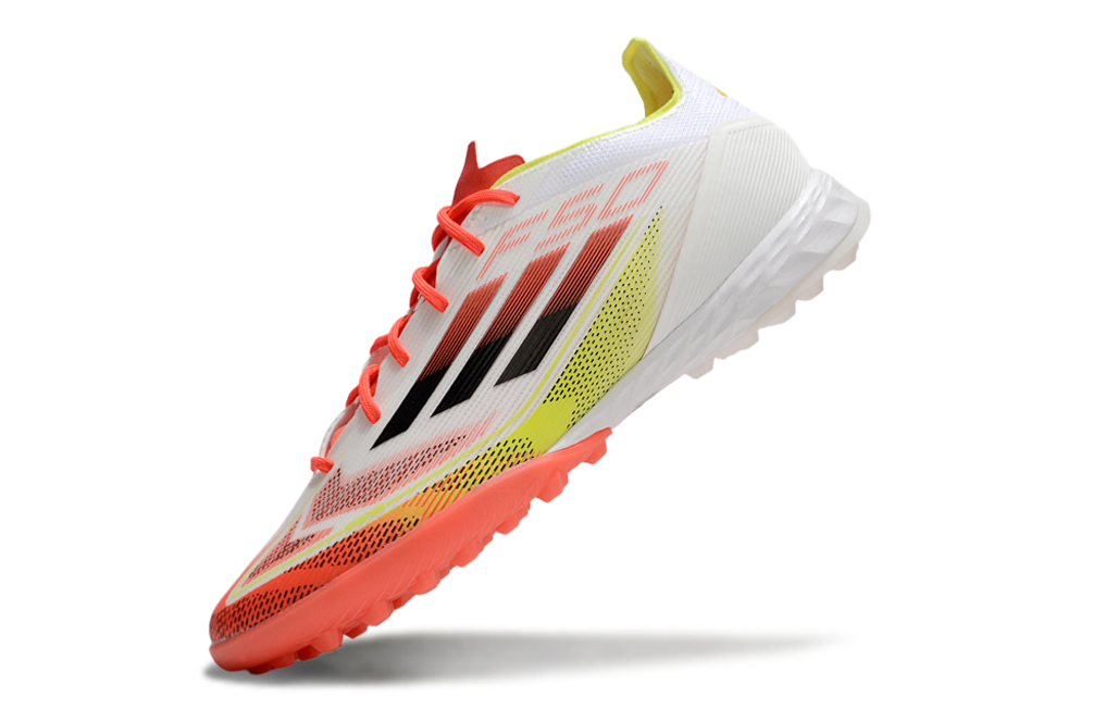 Chuteira Adidas F50 League Society - Branca - Laranja