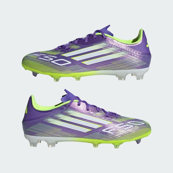 Chuteira Adidas F50 Campo - Roxo - Verde