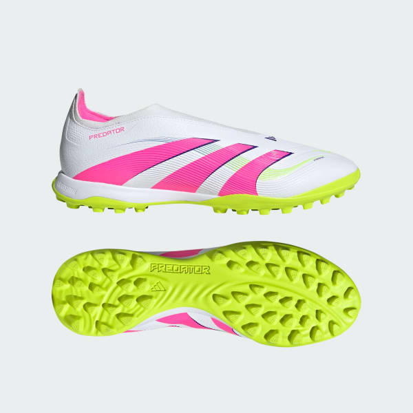 Chuteira Adidas Predator League Society - Rosa - Branco