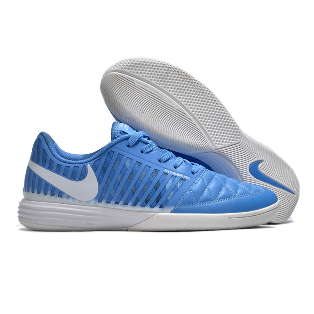 Chuteira Nike Lunar Gato II Futsal - Azul/Branco