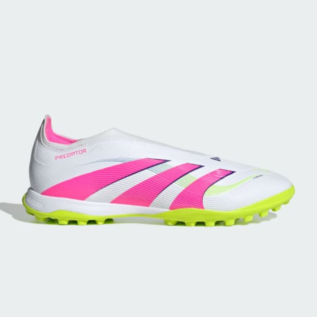 Chuteira Adidas Predator League Society - Rosa - Branco
