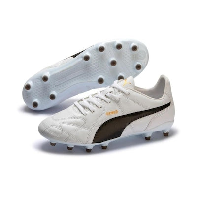 Chuteira de Campo Puma King FG - Branco