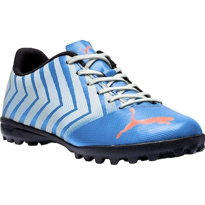 Chuteira Puma Society Tacto II TT - Azul