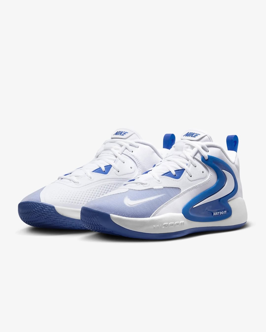 Tênis Nike HyperSet 2 Vôlei - Branco - Azul