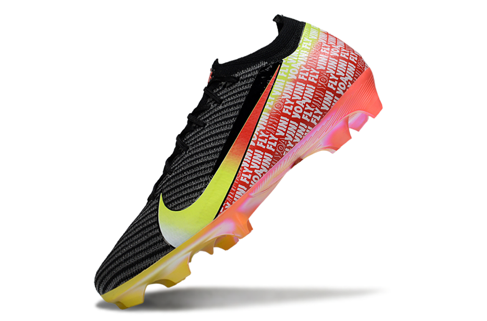 Chuteira Nike Air Zoom Mercurial Vapor 16 Elite Vini Jr Campo - Preto