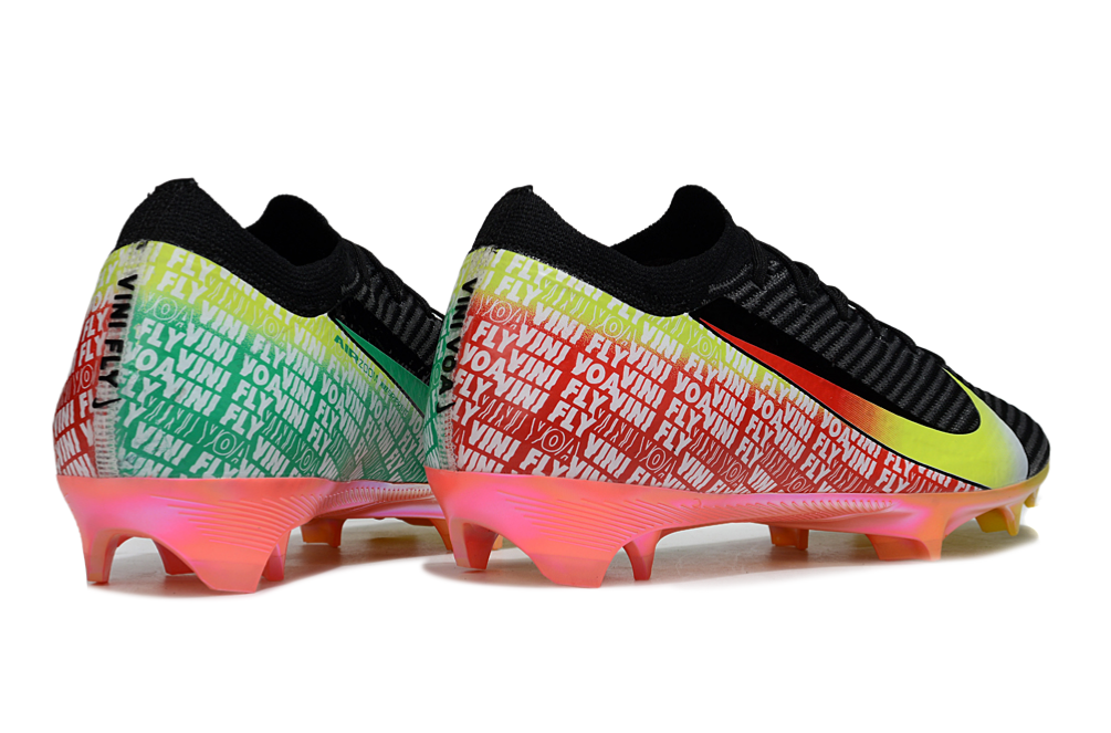 Chuteira Nike Air Zoom Mercurial Vapor 16 Elite Vini Jr Campo - Preto